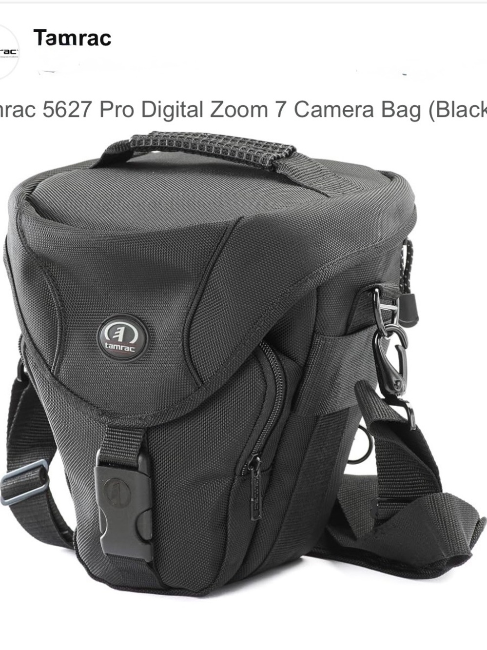 Tamrac 5627 Compact Camera Shoulder Bag in Black